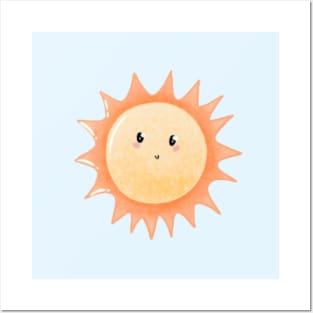 Cute sun design Posters and Art